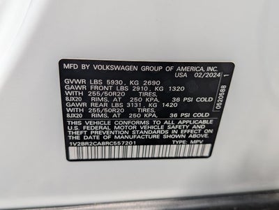 2024 Volkswagen Atlas 2.0T SEL