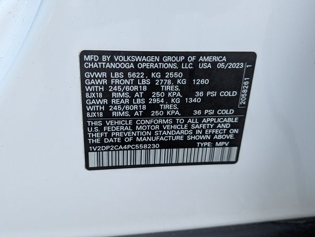 2023 Volkswagen Atlas 2.0T SE