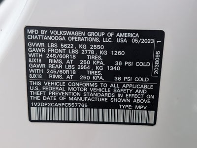 2023 Volkswagen Atlas 2.0T SE