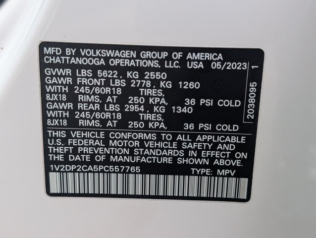 2023 Volkswagen Atlas 2.0T SE