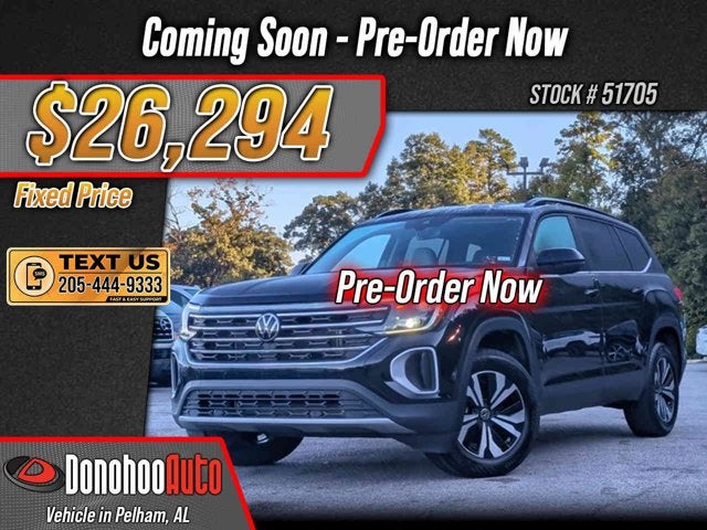 2025 Volkswagen Atlas 2.0T SE