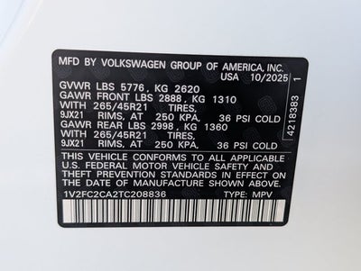 2026 Volkswagen Atlas Cross Sport 2.0T SEL Premium R-Line