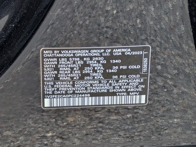 2023 Volkswagen Atlas Cross Sport 3.6L V6 SEL Premium R-Line