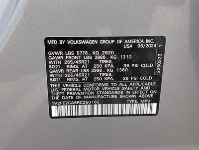 2024 Volkswagen Atlas Cross Sport 2.0T SEL Premium R-Line