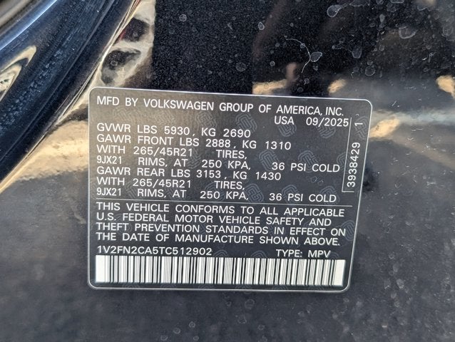 2026 Volkswagen Atlas 2.0T SEL Premium R-Line