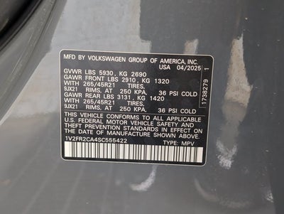 2025 Volkswagen Atlas 2.0T SEL Premium R-Line