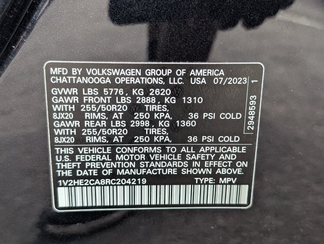 2024 Volkswagen Atlas Cross Sport 2.0T SE w/Technology