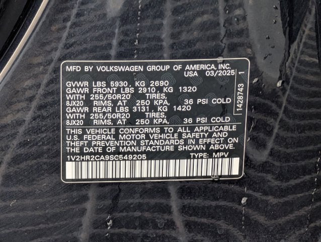 2025 Volkswagen Atlas 2.0T SE w/Technology