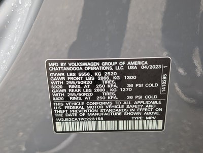 2023 Volkswagen Atlas Cross Sport 3.6L V6 SE w/Technology