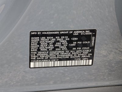 2025 Volkswagen Atlas Cross Sport 2.0T SE w/Technology