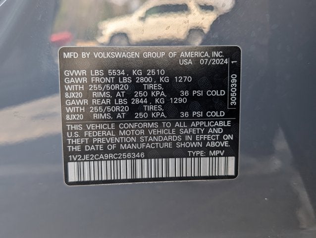 2024 Volkswagen Atlas Cross Sport 2.0T SE w/Technology