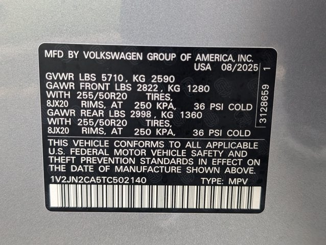 2026 Volkswagen Atlas 2.0T SE w/Technology