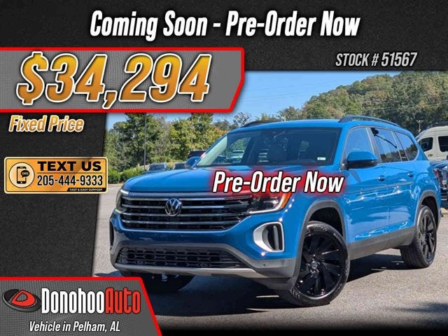 2026 Volkswagen Atlas 2.0T SE w/Technology