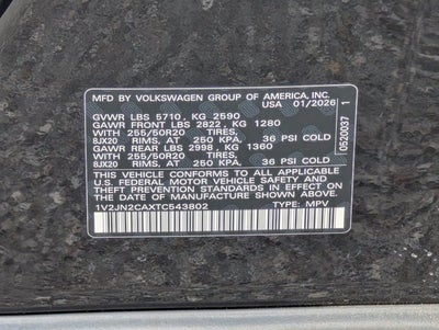 2026 Volkswagen Atlas 2.0T SE w/Technology