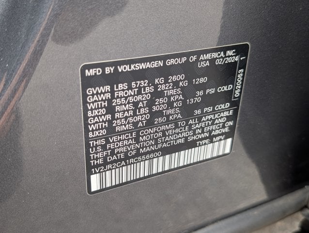 2024 Volkswagen Atlas 2.0T SE w/Technology