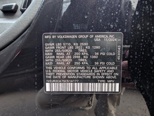 2025 Volkswagen Atlas 2.0T SE w/Technology