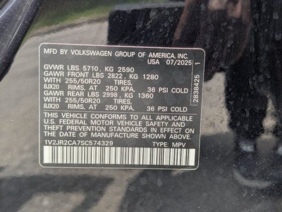 2025 Volkswagen Atlas 2.0T SE w/Technology