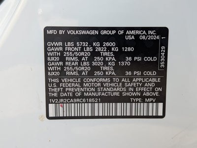 2024 Volkswagen Atlas 2.0T SE w/Technology