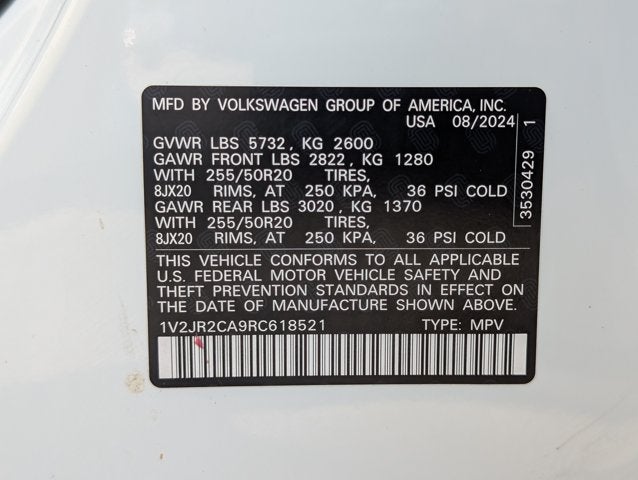 2024 Volkswagen Atlas 2.0T SE w/Technology
