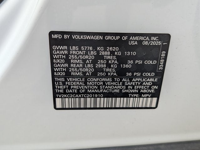 2026 Volkswagen Atlas Cross Sport 2.0T SE w/Technology