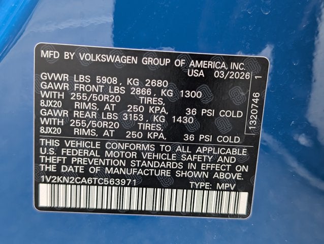 2026 Volkswagen Atlas 2.0T SE w/Technology