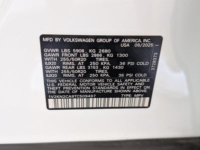 2026 Volkswagen Atlas 2.0T SE w/Technology