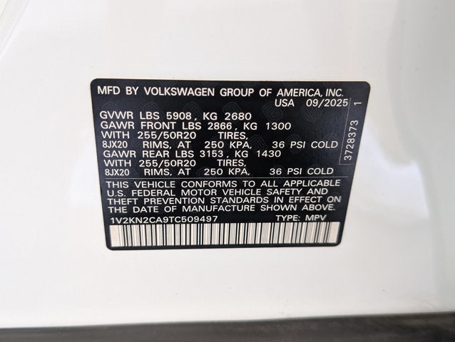 2026 Volkswagen Atlas 2.0T SE w/Technology