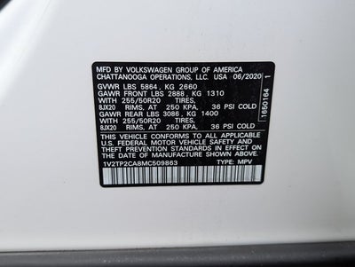2021 Volkswagen Atlas 2.0T SEL Premium