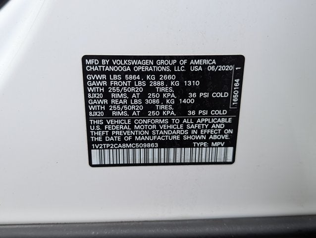 2021 Volkswagen Atlas 2.0T SEL Premium
