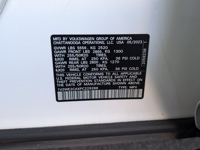 2023 Volkswagen Atlas Cross Sport 3.6L V6 SE w/Technology