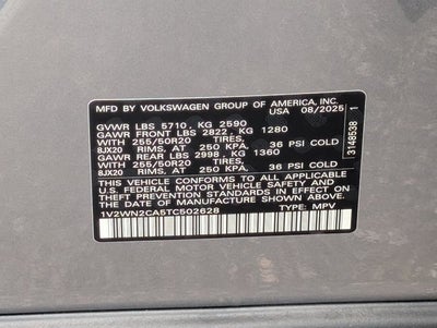 2026 Volkswagen Atlas 2.0T SE w/Technology