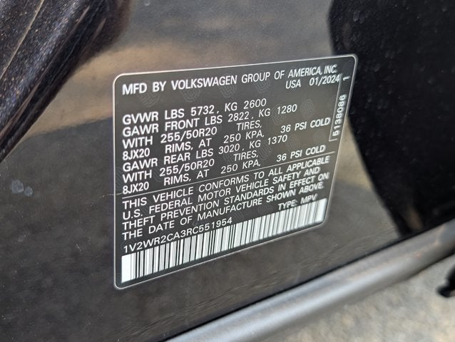 2024 Volkswagen Atlas 2.0T SE w/Technology