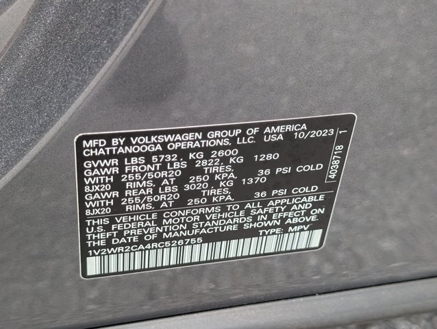 2024 Volkswagen Atlas 2.0T SE w/Technology