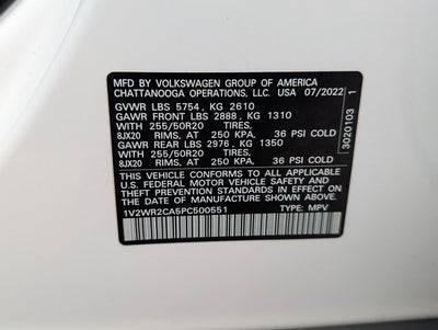 2023 Volkswagen Atlas 3.6L V6 SE w/Technology
