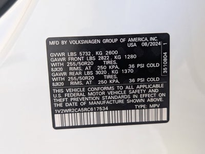 2024 Volkswagen Atlas 2.0T SE w/Technology