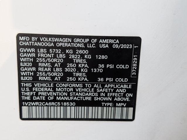 2024 Volkswagen Atlas 2.0T SE w/Technology