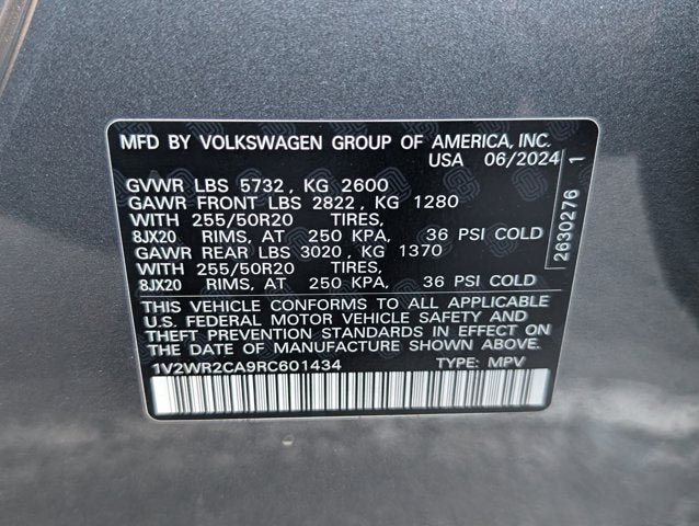 2024 Volkswagen Atlas 2.0T SE w/Technology