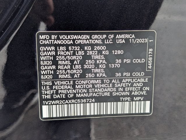 2024 Volkswagen Atlas 2.0T SE w/Technology