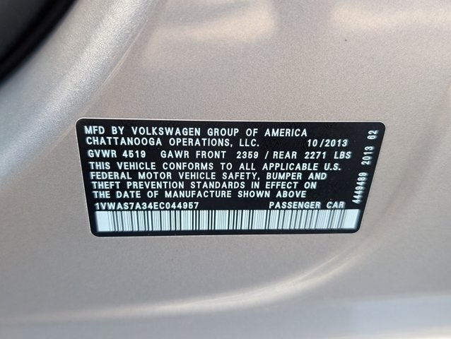 2014 Volkswagen Passat S