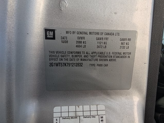 2009 Chevrolet Impala 3.5L LT