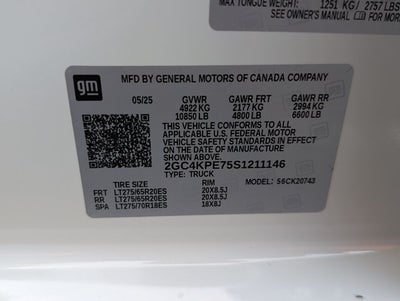2025 Chevrolet Silverado 2500HD LTZ