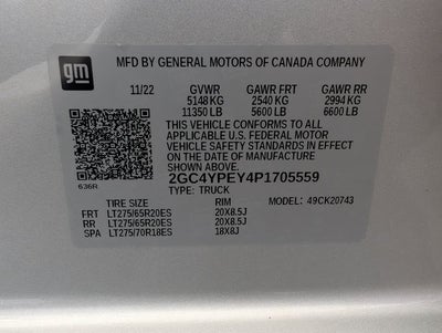 2023 Chevrolet Silverado 2500HD LTZ