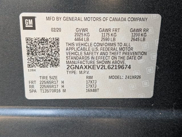 2020 Chevrolet Equinox LT