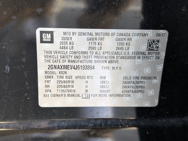 2018 Chevrolet Equinox Premier