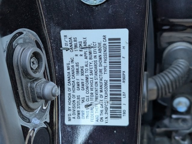 2018 Honda Civic Sedan EX