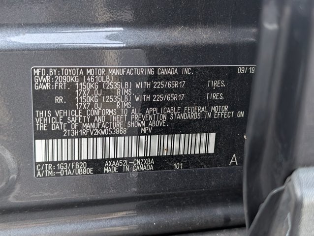 2019 Toyota RAV4 LE