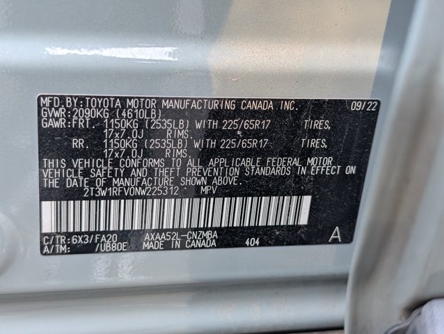 2022 Toyota RAV4 XLE