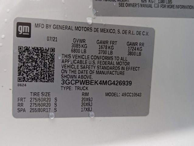 2021 Chevrolet Silverado 1500 Custom