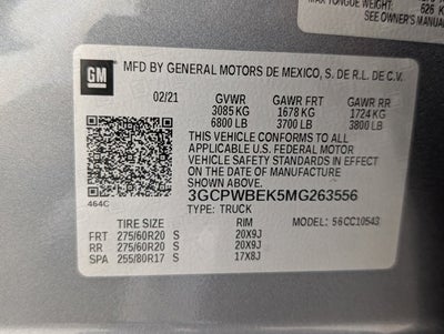 2021 Chevrolet Silverado 1500 Custom