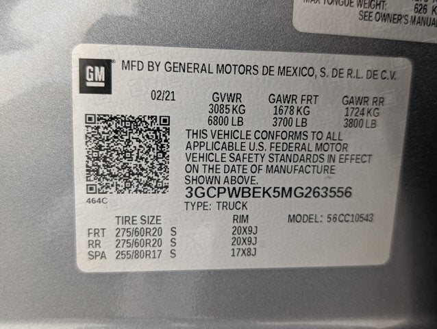 2021 Chevrolet Silverado 1500 Custom